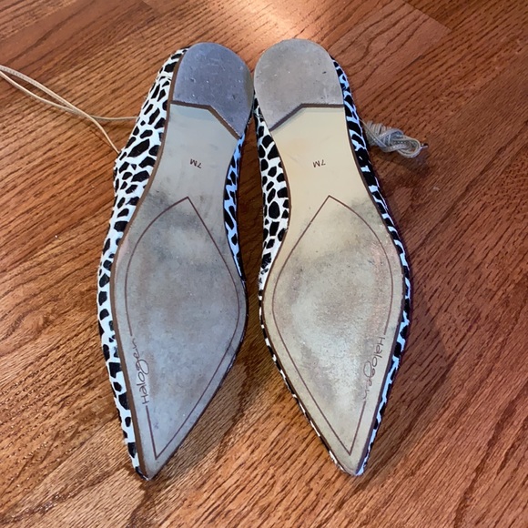 GENTLY USED HALOGEN OWEN GENUINE CALF HAIR FLATS - Picture 9 of 14
